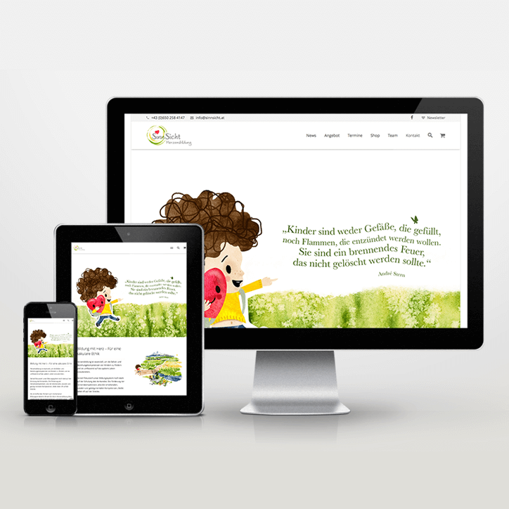 Online-Shop-Implementierung SinnSicht Verlag