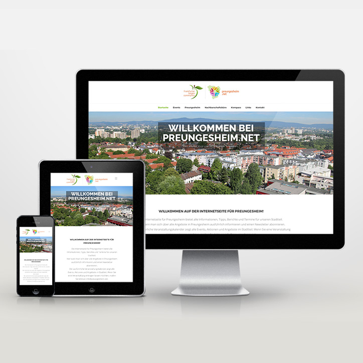 Website Neugestaltung Preungesheim.net