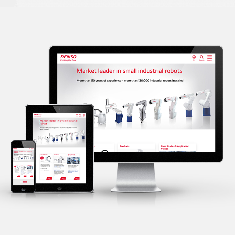 Online-Marketing für DENSO Robotics Europe